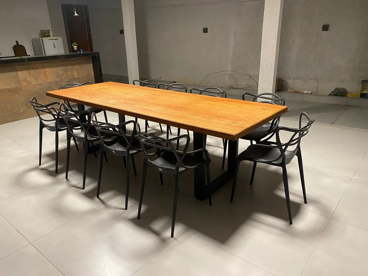 Mesa de madeira área externa  - Foto 2