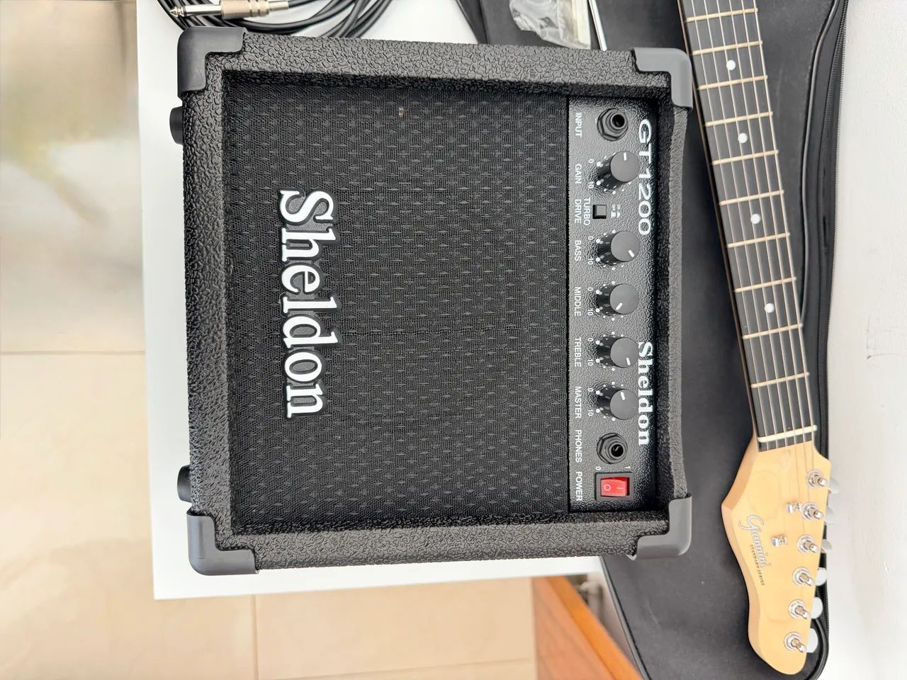 Guitarra Gianini e acessórios  - Foto 5