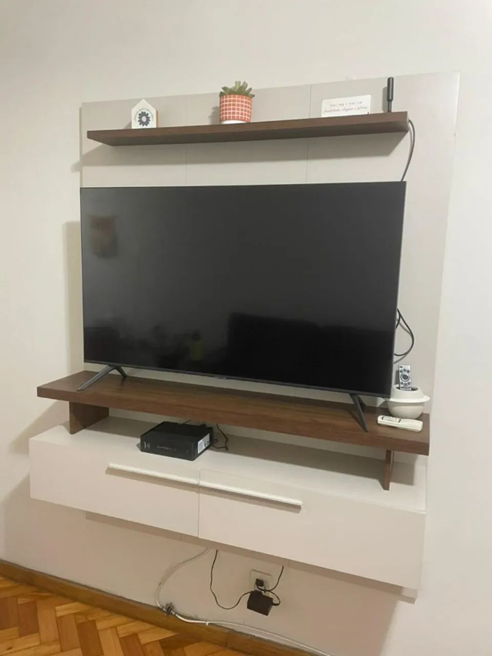 Painel Home para TV até 60 Polegadas 2 Portas e Prateleira - Foto 2