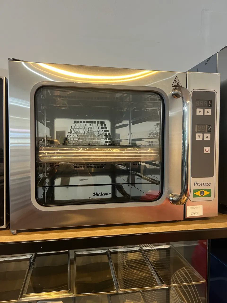 Forno convector turbo Miniconv Prática - pronta entrega 