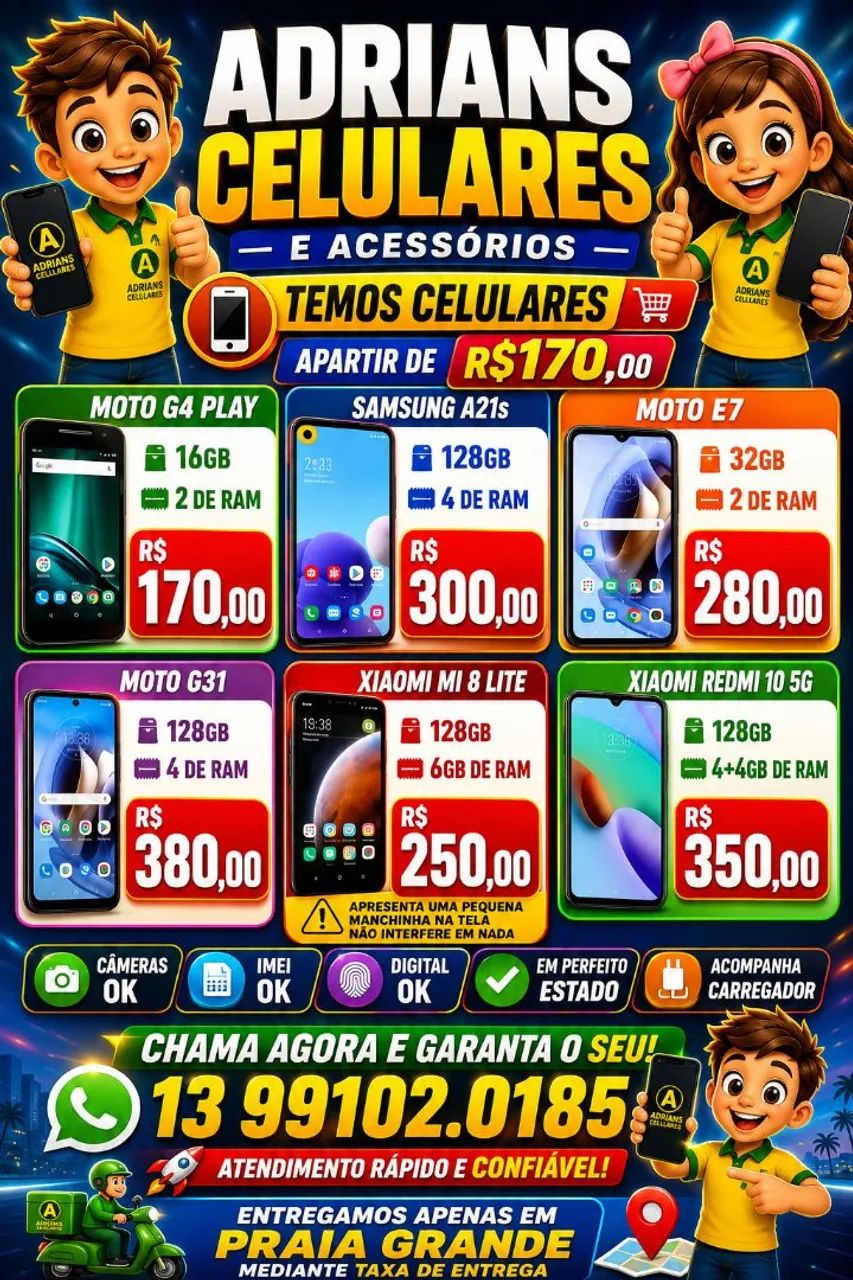 Celulares baratos apartir 170.00 