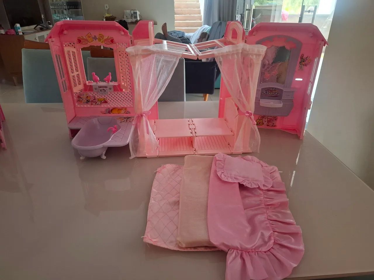 Casa romântica da barbie 