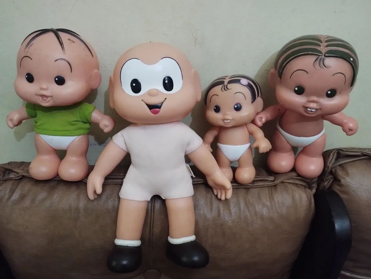 Bonecos Turma da Mônica.