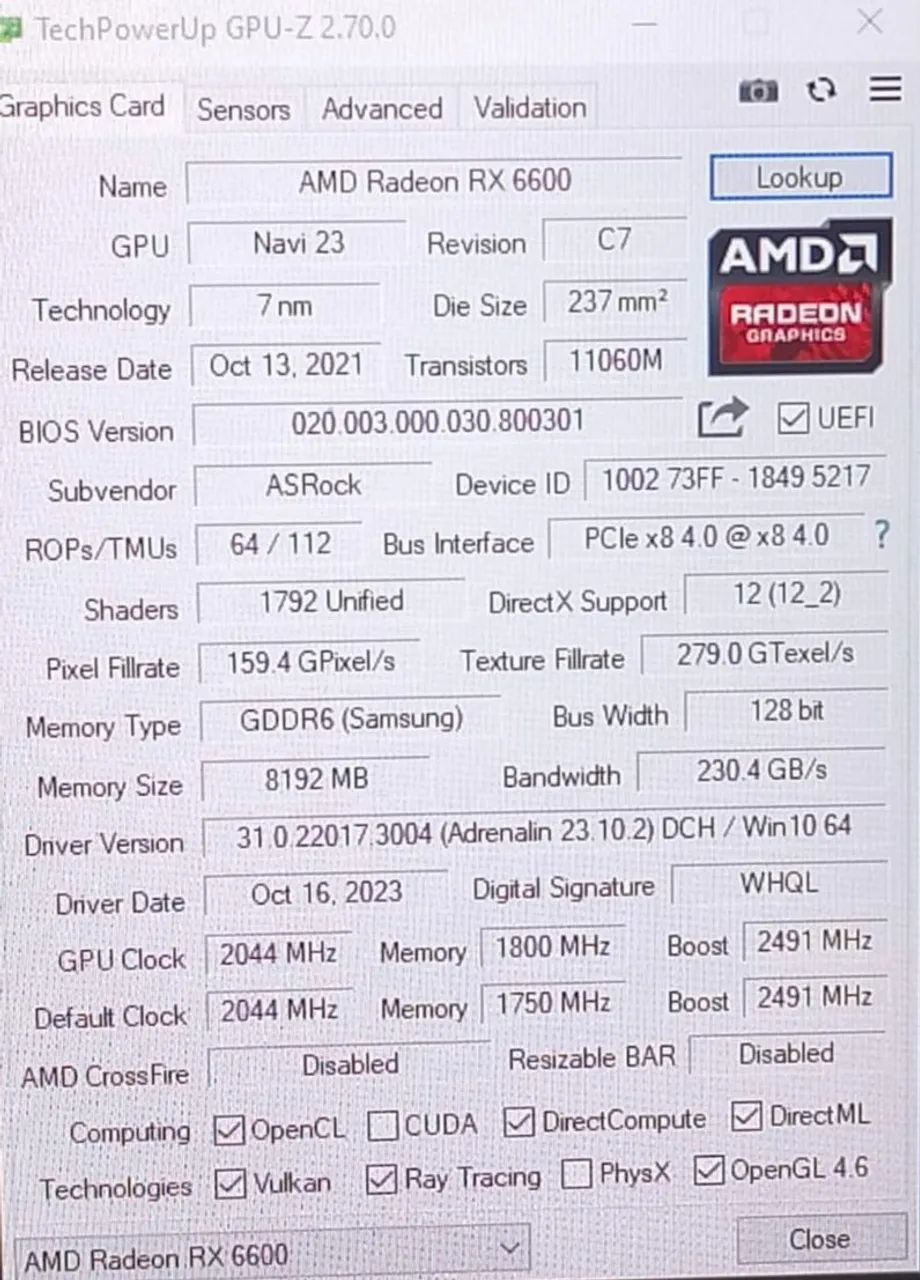Rx 6600 - Foto 4