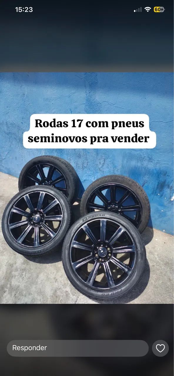 Rodas 17 com pneus semi novos! 