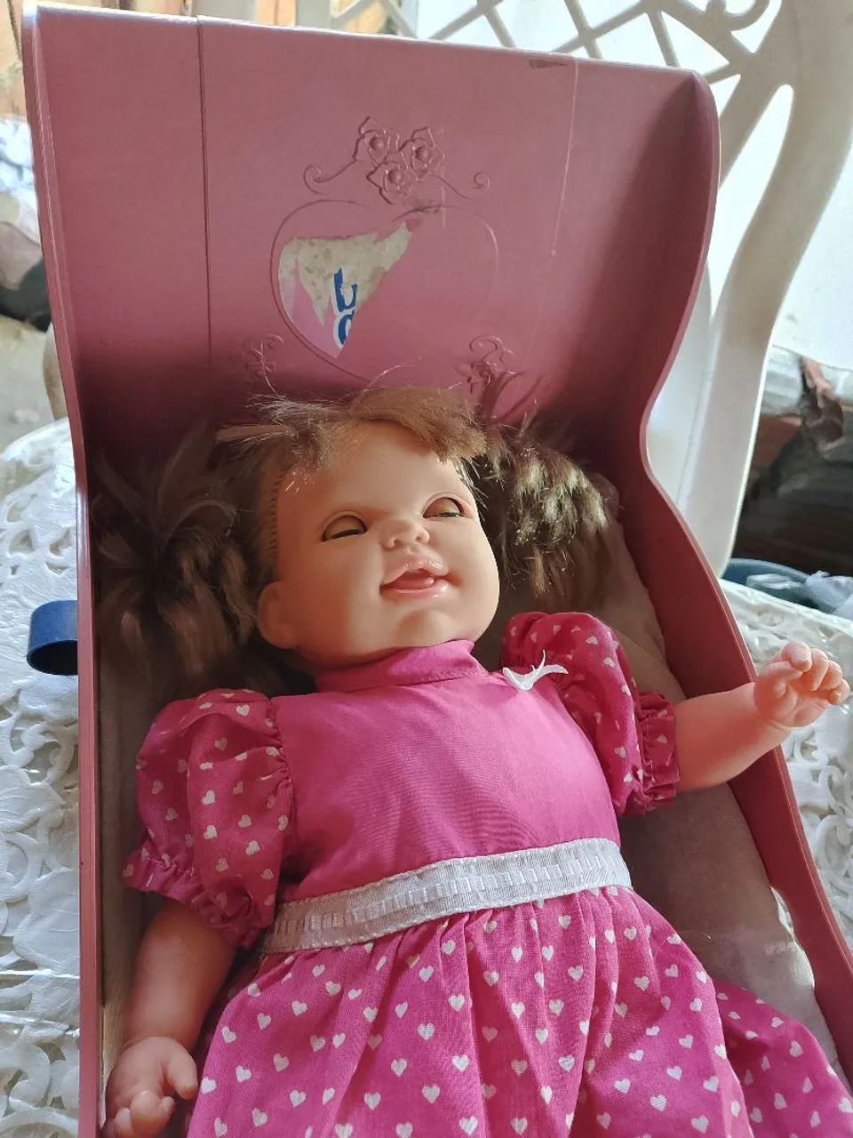 boneca abre e fecha os olhos Cotiplás 