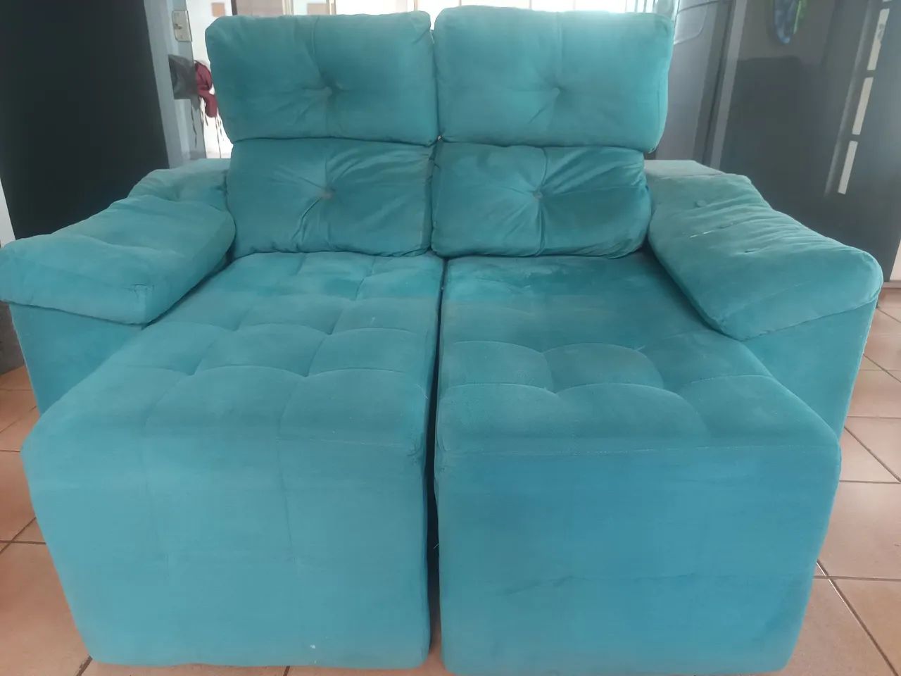 Sofá retrátil 2 lugares 