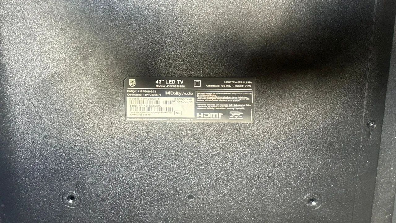 Tv Philips 43 polegadas retira de peças  - Foto 4