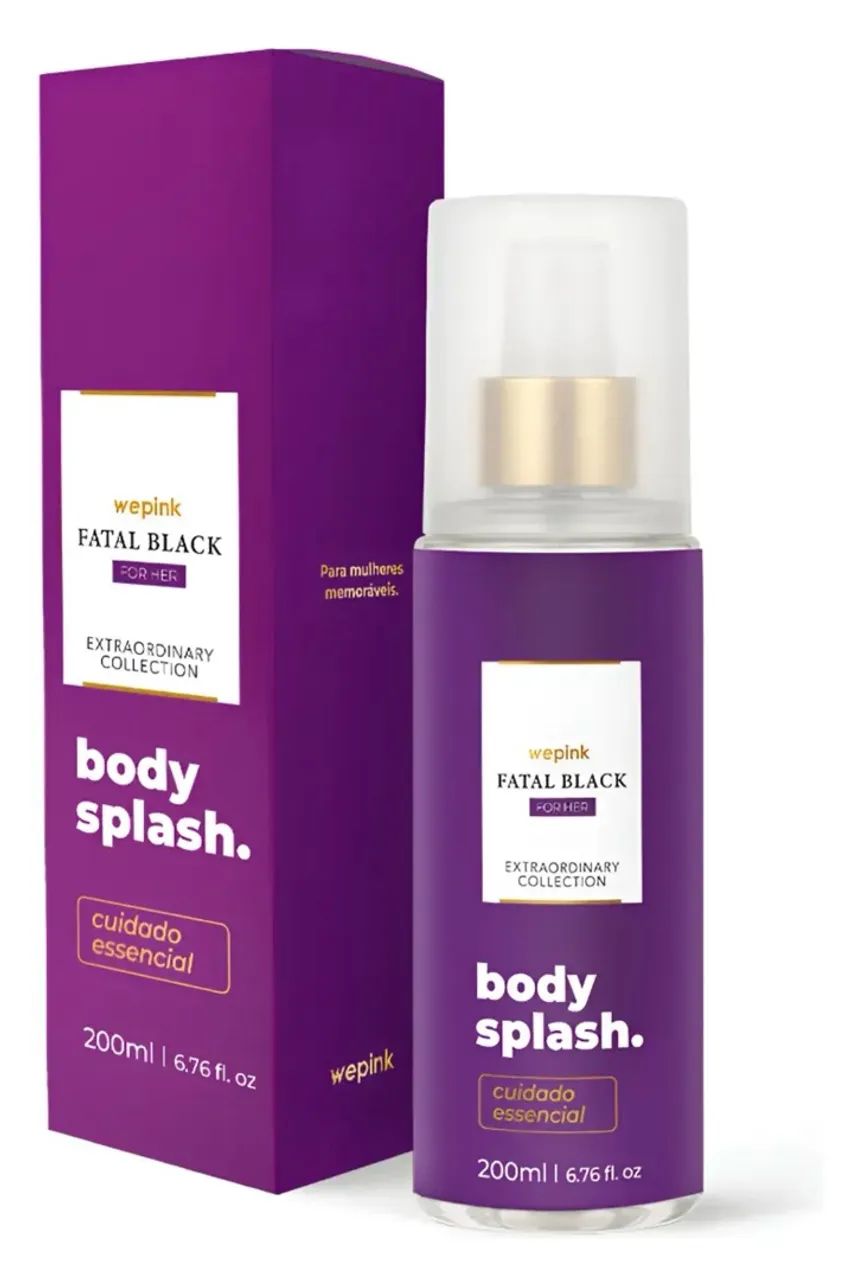 Body Splash WePink Fatal Black For Her  - Foto 2
