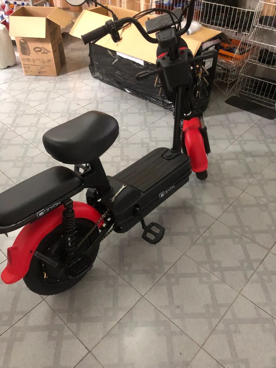 Bicicleta elétrica Zyon MU-02 aro 14 350w - Foto 4