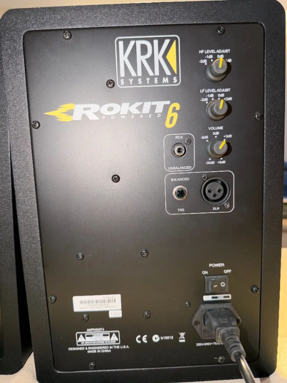 Par de Monitores KRK Rokit 6 + Cabos - Foto 5