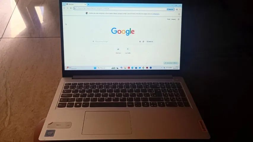Notebook Lenovo IdeaPad 1 15IGL7 82VX0001BR - Cinza - Intel Celeron N4020 - RAM 4GB - SSD 