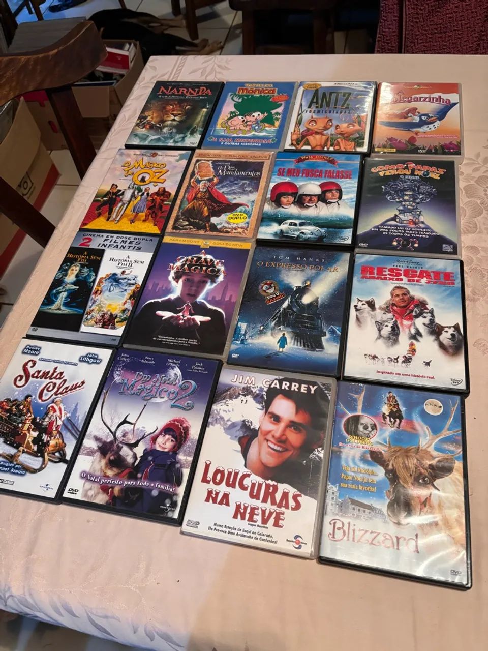Coleção de filmes DVDs infantis (16itens)