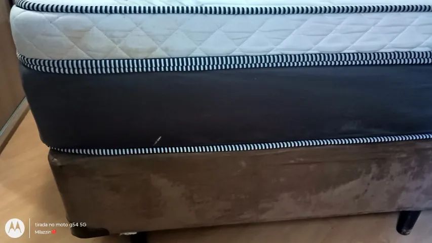 Cama de Casal box e colchão - Foto 2