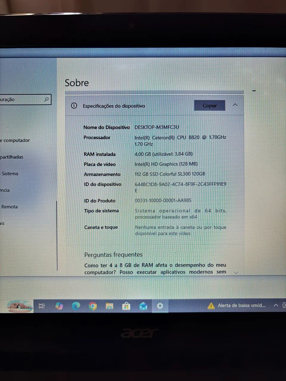 Notebook Acer Aspire E1 - Foto 2