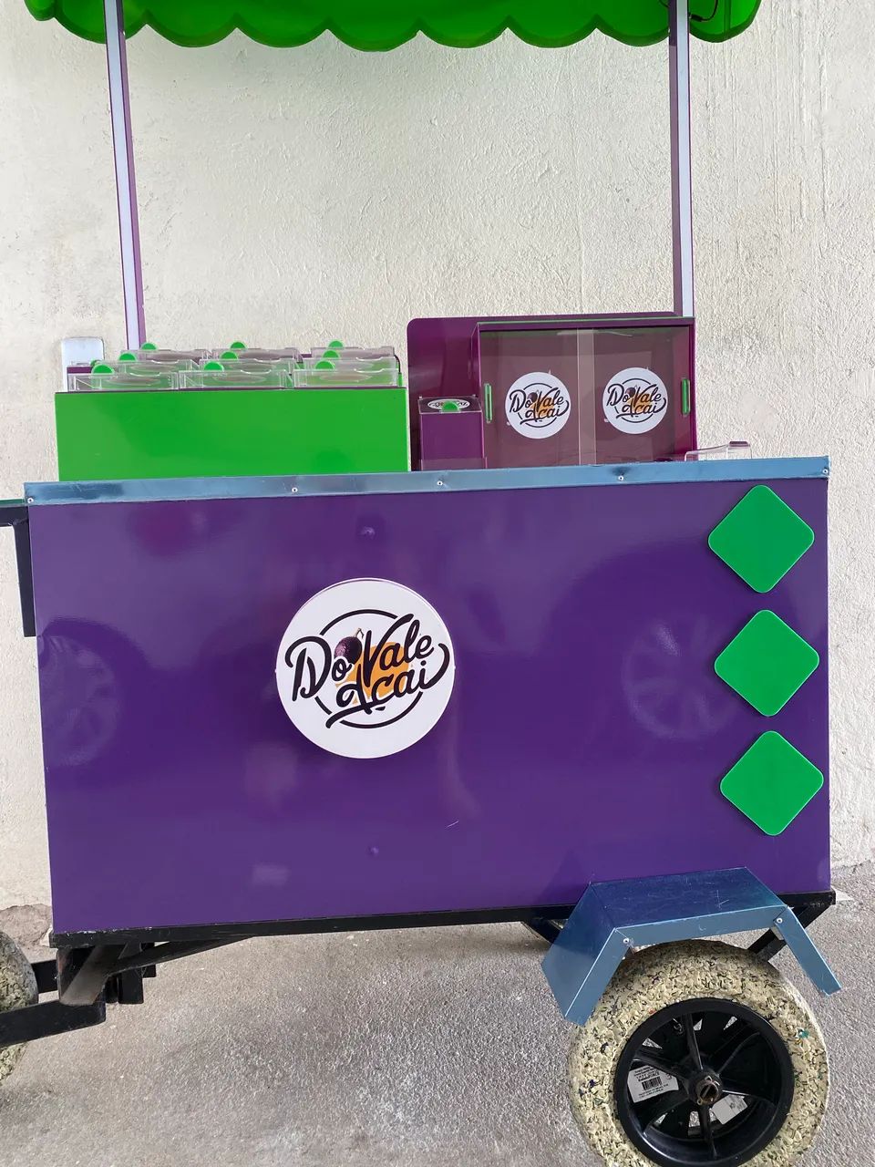 Carrinho de Açaí Profissional - Mobilidade Total!