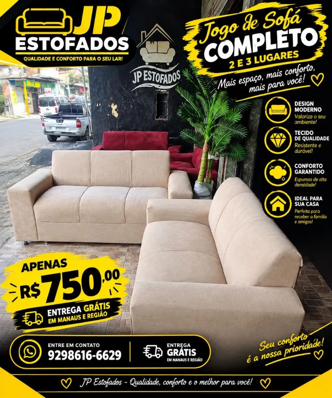 JOGOS DE SOFÁ APRONTA ENTREGA 