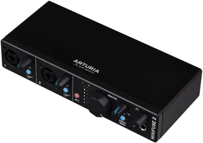 ARTURIA - Minifuse 2 - Interface Usb Compacta de Áudio E Midi com Software Criativo 