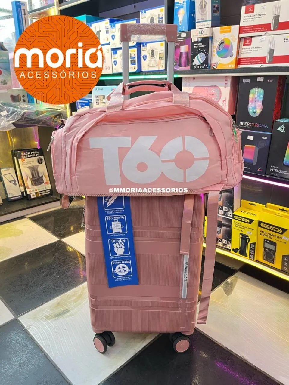 Kit de mala com fraqueia bolsa - Foto 2