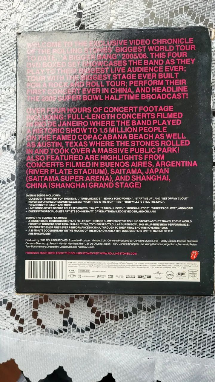 Box DVDs Rolling Stones - Foto 2