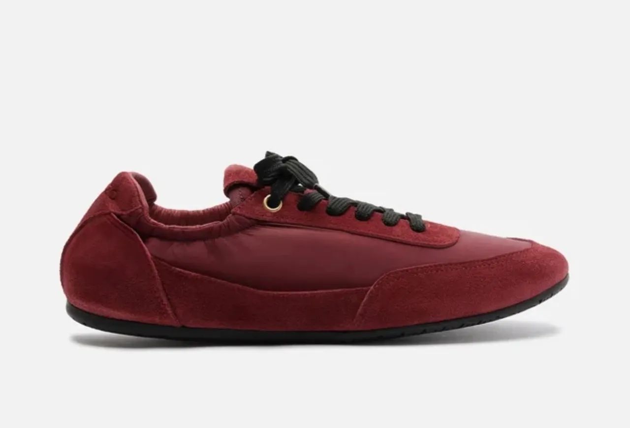 Tênis Vermelho Acamurçado Amarração - Foto 3