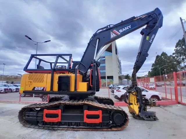 ESCAVADEIRA HARVESTER ESTEIRA SANY SY215F 21T 21/21 HORÍMETRO 14.714 - Foto 9