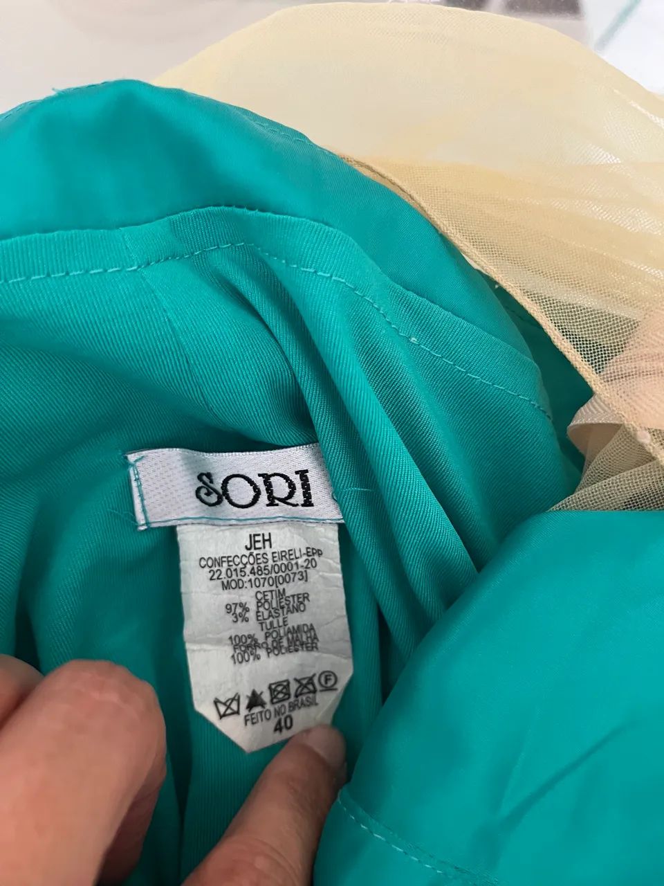 Vestido longo verde água  - Foto 2