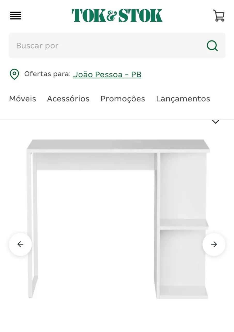 Mesa escritório Tok Stok - Foto 2