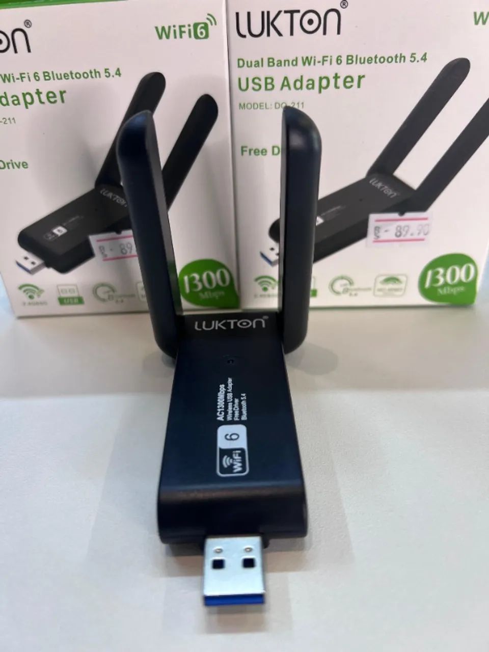 Adaptador Wi-Fi 6 USB com Antena por R$ 89,90!