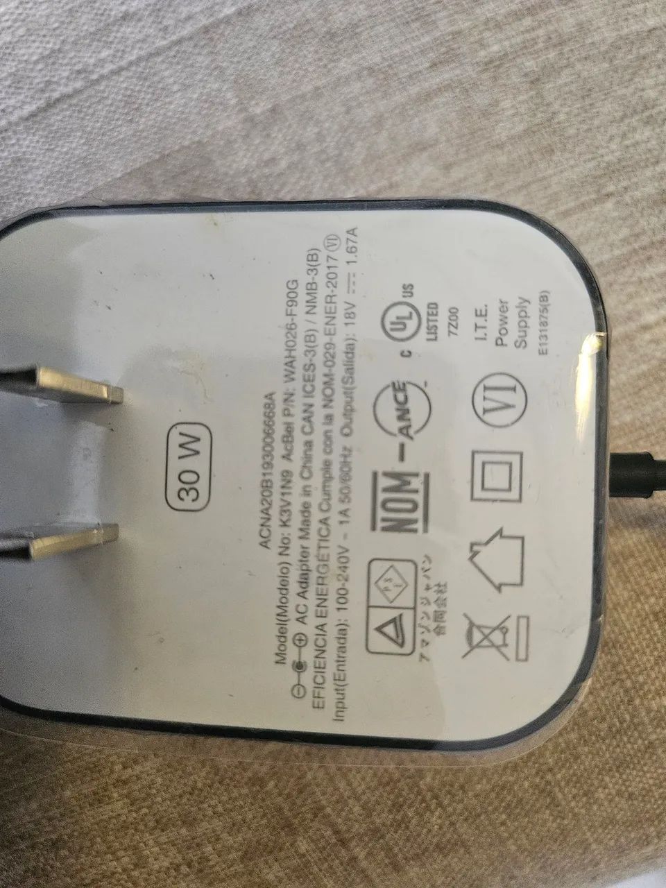 Carregador original Amazon Alexa 30W - Foto 4