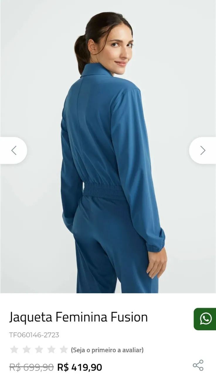 Conjunto FEMININO TRACK&FIELD AZUL  - Foto 3