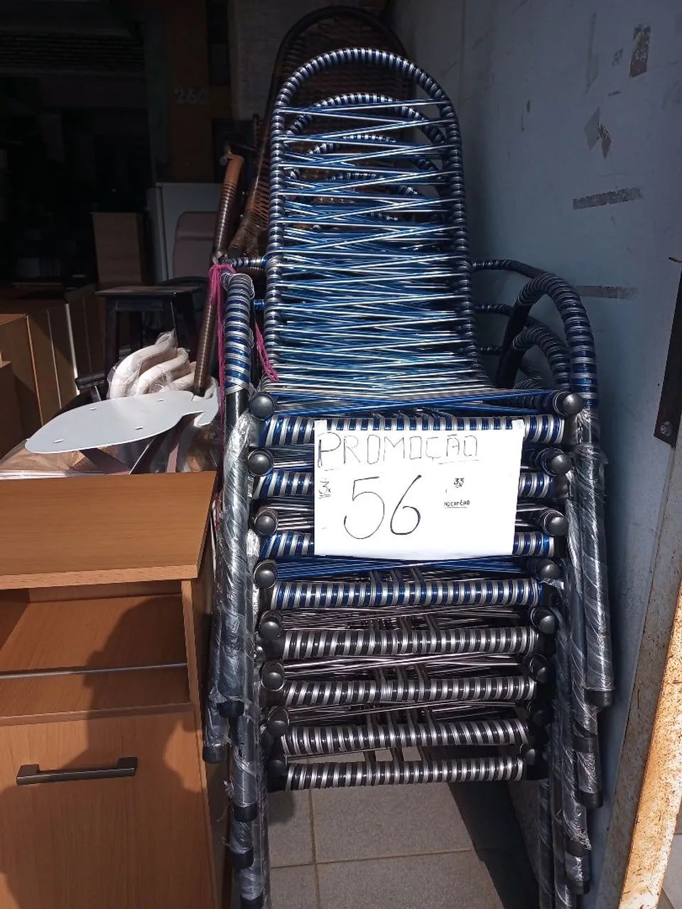 Novas cadeiras de área 2 fios 