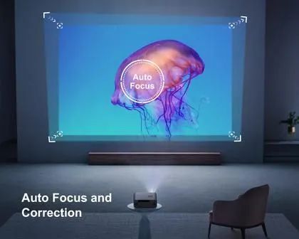Projetor Bom com muita luminosidade Bluetooth suporte 4K Wimius - Foto 3