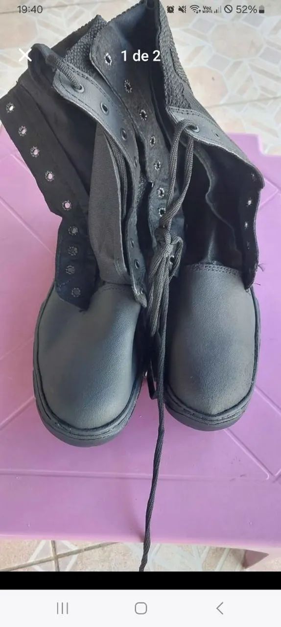 Coturno militar 