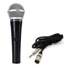 microfone sm58 simples com cabo de 5m super oferta 