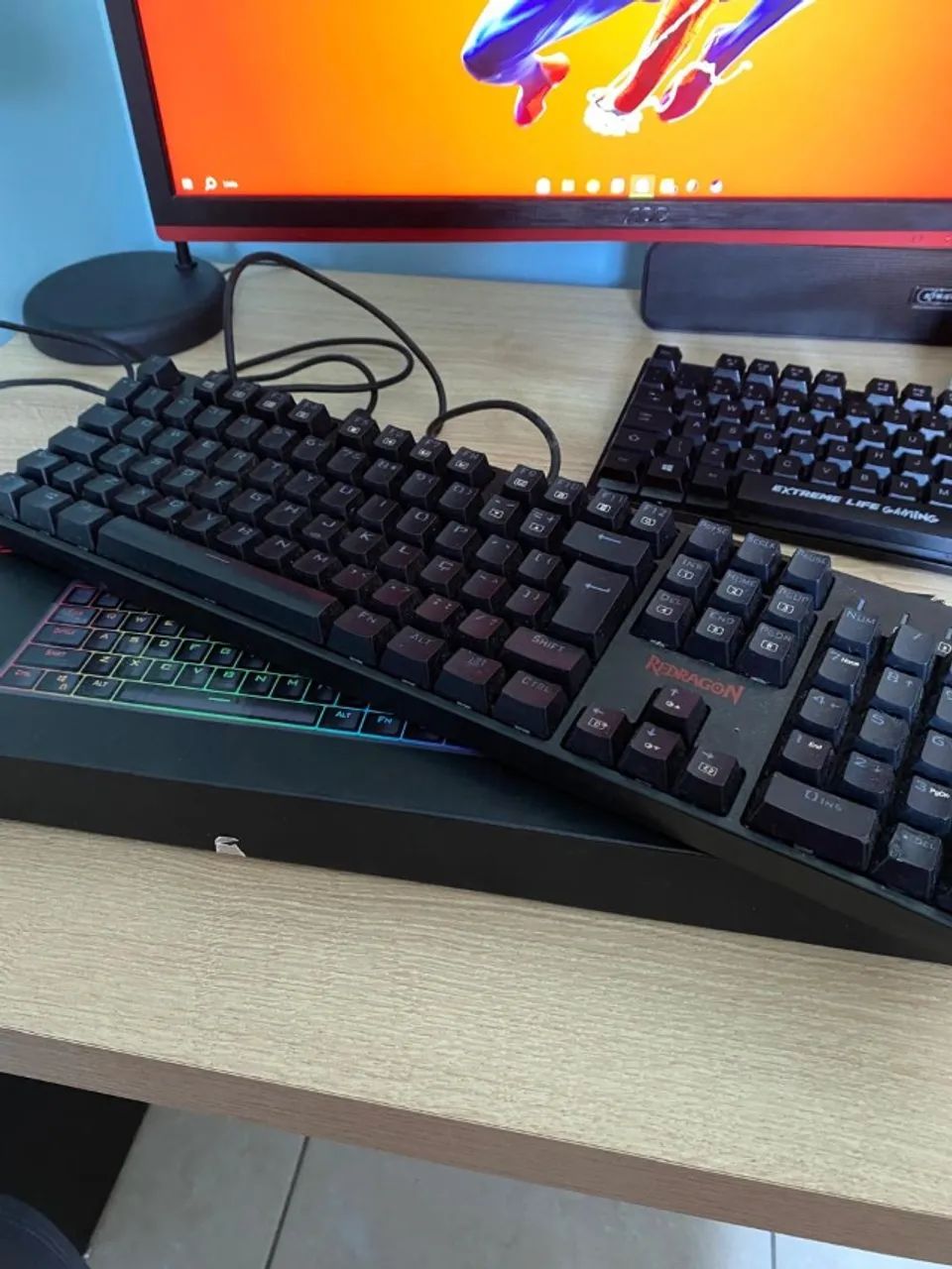 Teclado Red Dragon Surara Pro + Mouse T-Dagger - Foto 4