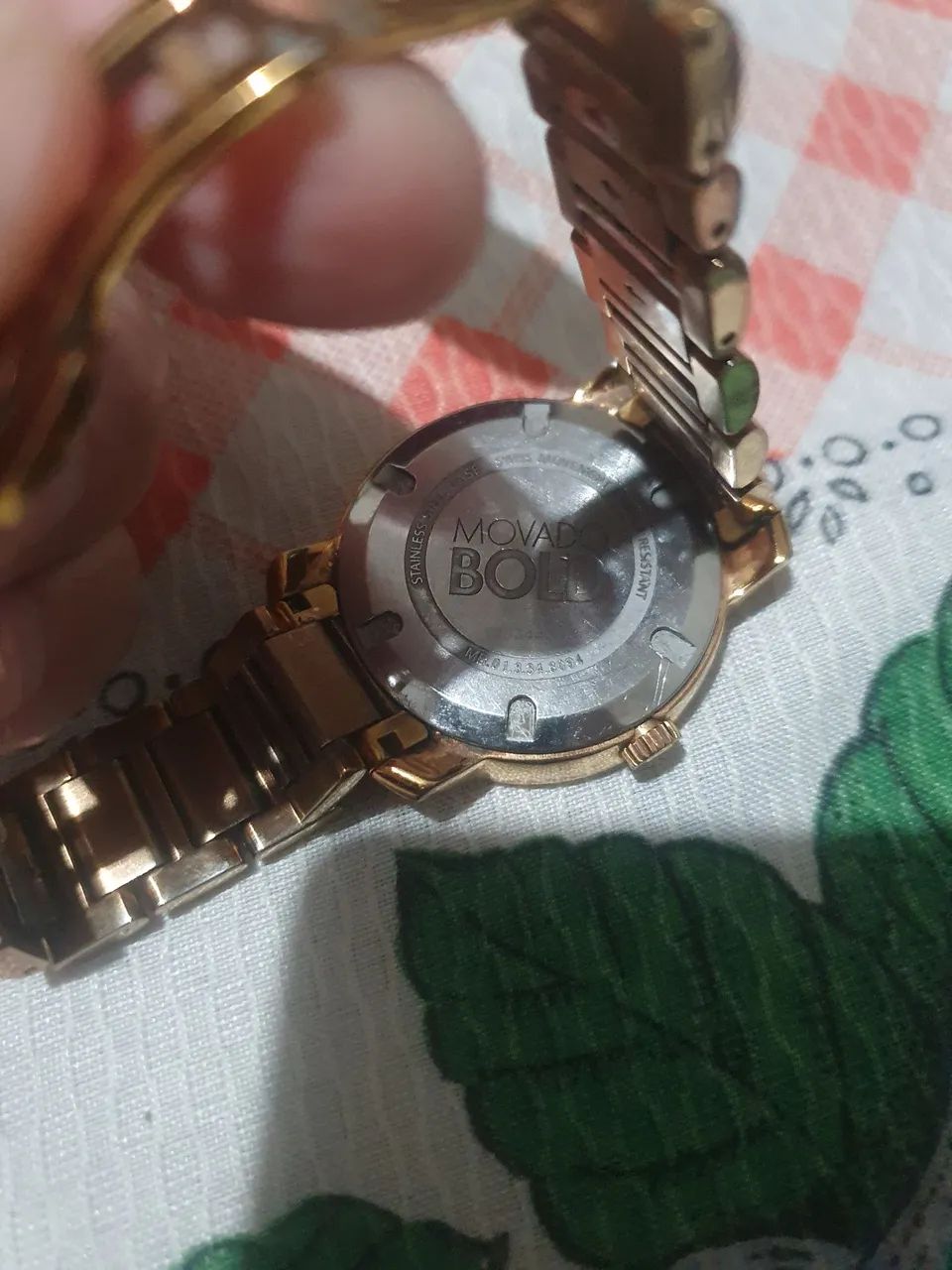 Movado feminino funcionando perfeitamente todo chapeado a ouro  - Foto 2