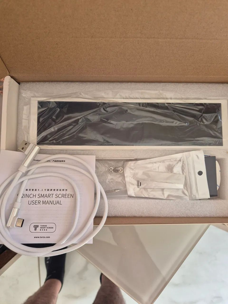 Tela IPS 9.2 ips polegadas monitor secundario - Foto 4