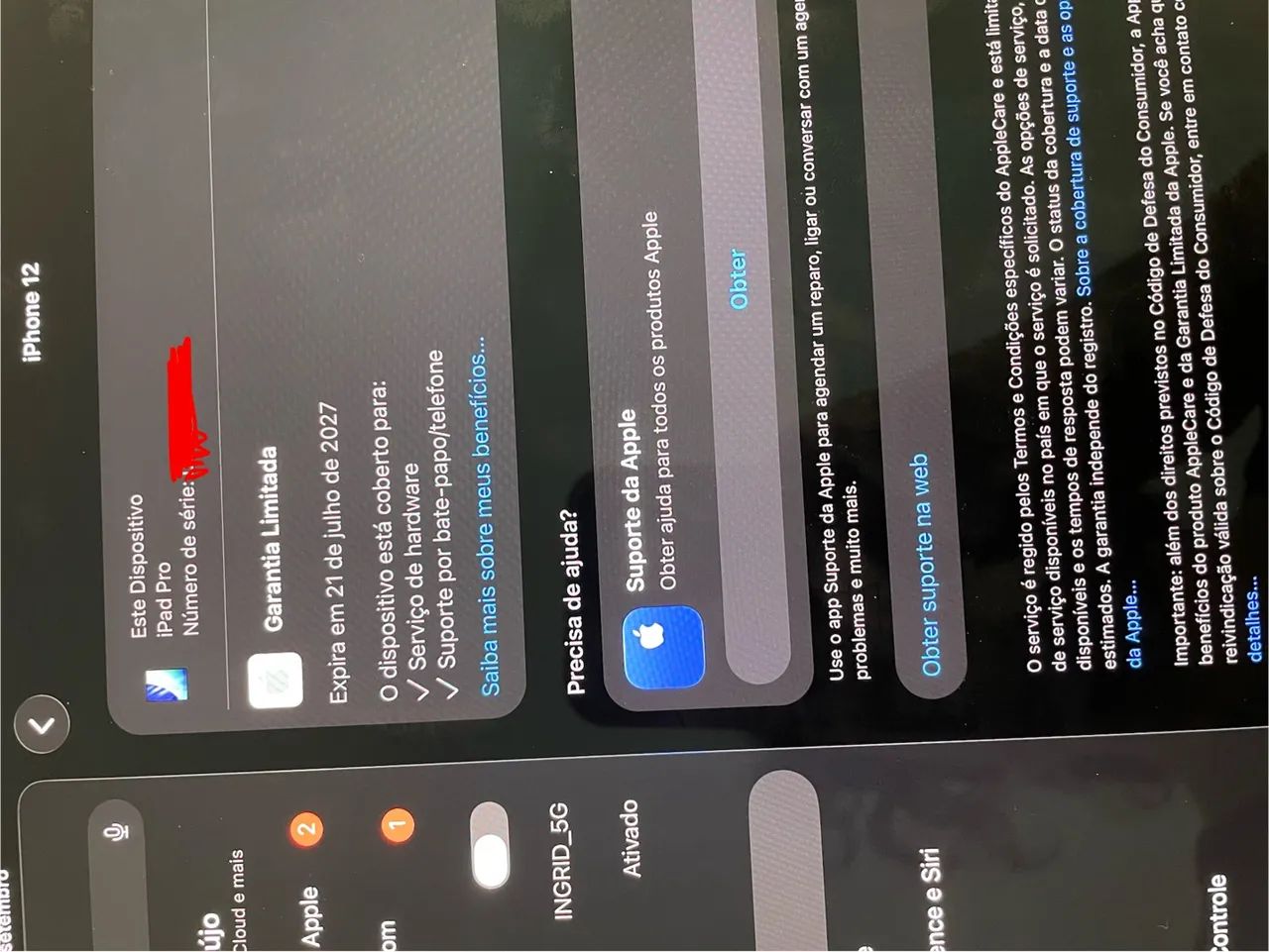 COM GARANTIA - iPad Pro Apple, Tela 13", 256GB, Chip M4 + Apple Pencil Pro - Foto 5