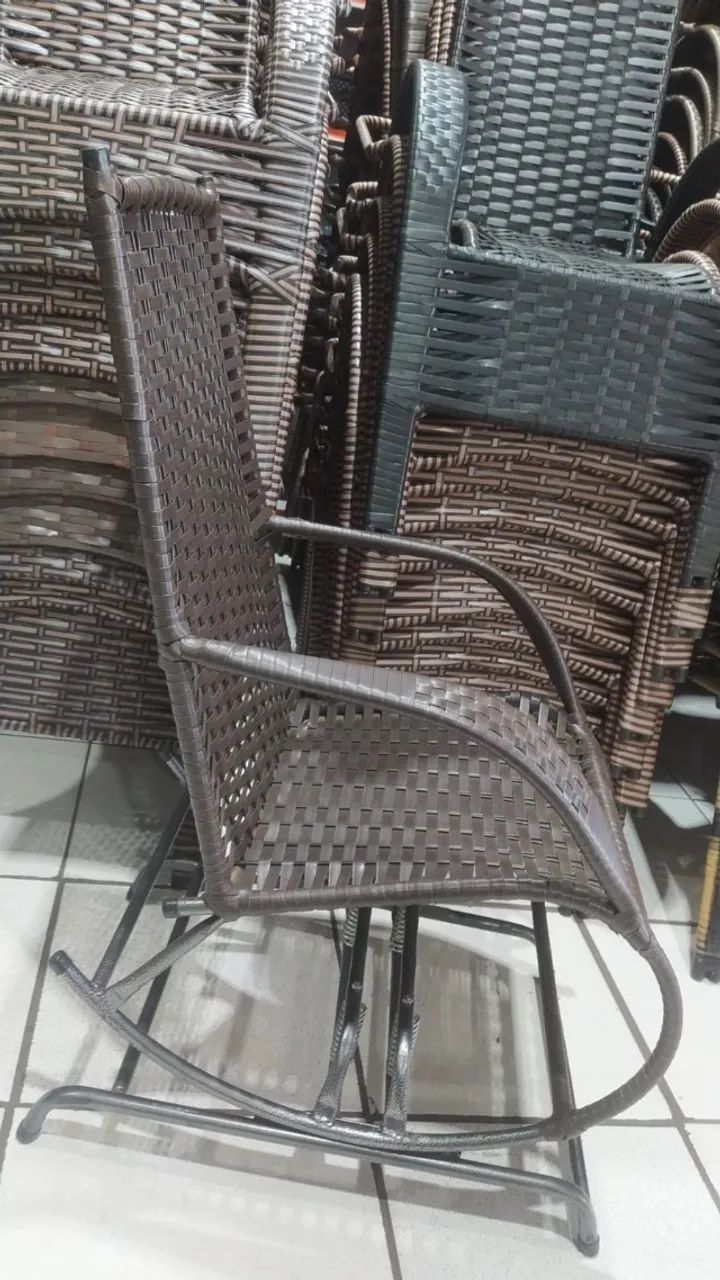 Cadeira de balanço de fibra - Foto 3