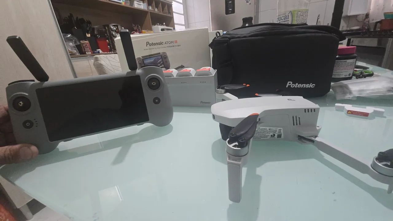 Drone Potensic Atom 2 combo fly more RC tela  - Foto 4