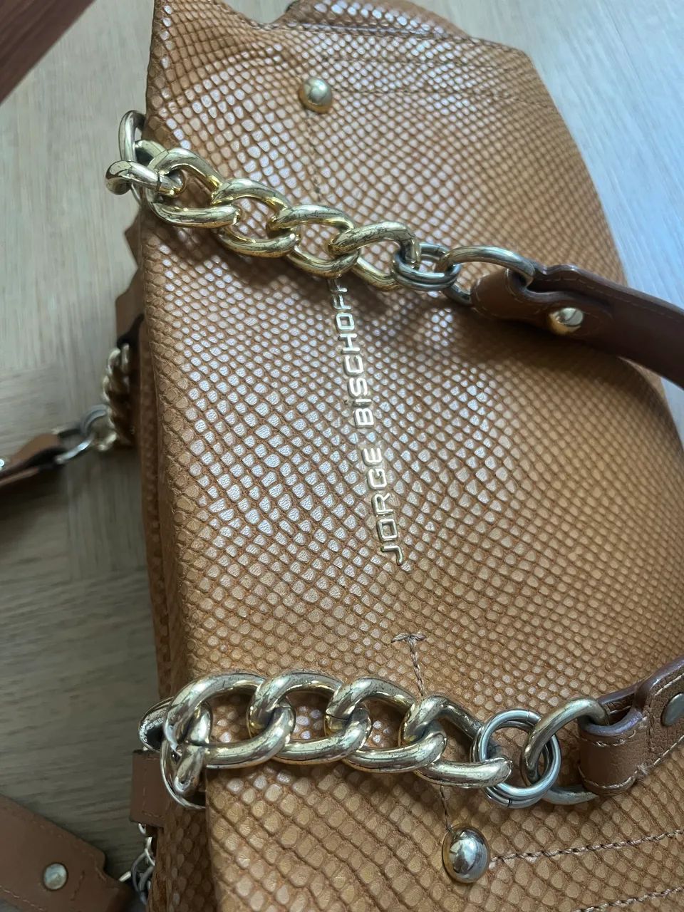 PROMOÇÃO Bolsa Jorge Bischoff - 100% couro original  - Foto 3