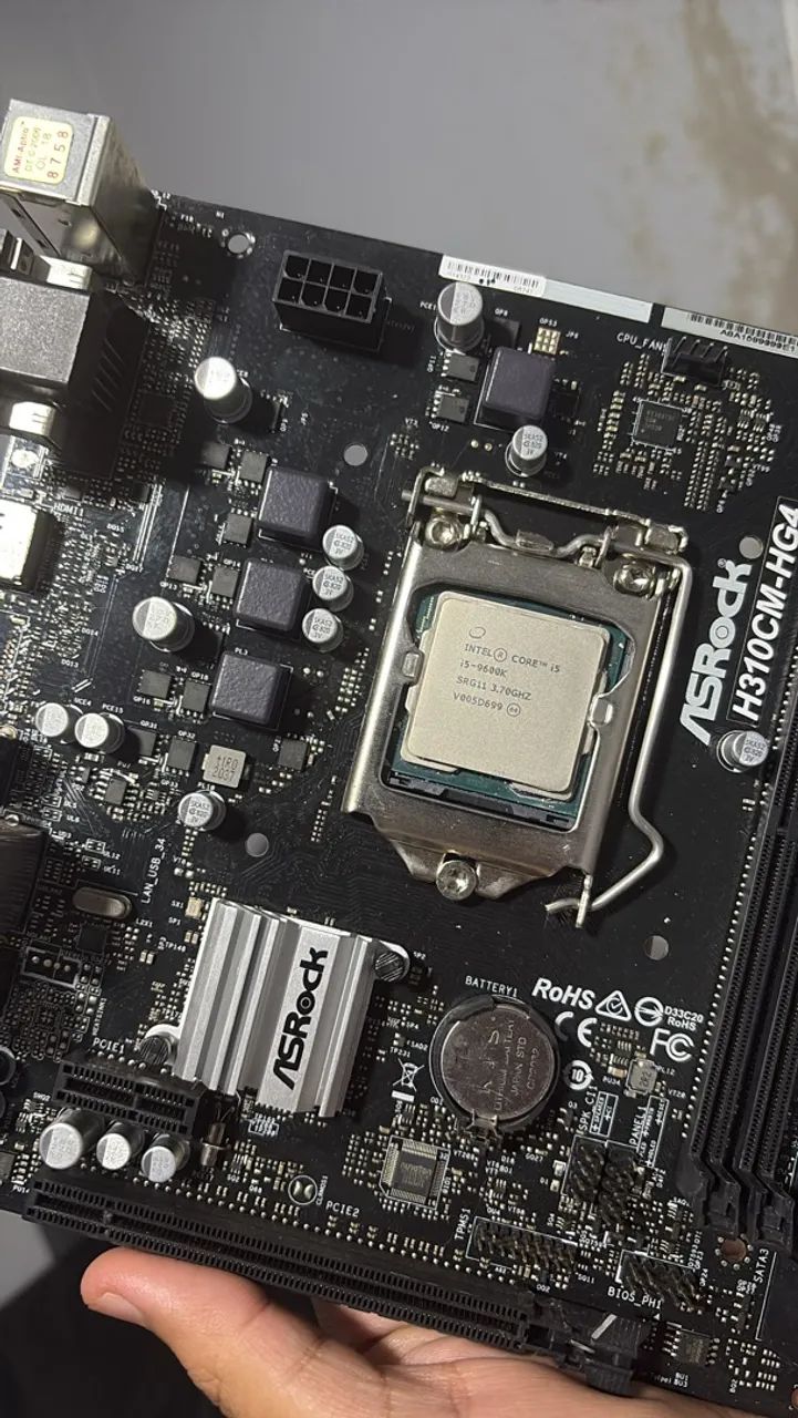 kit processador + placa mãe 