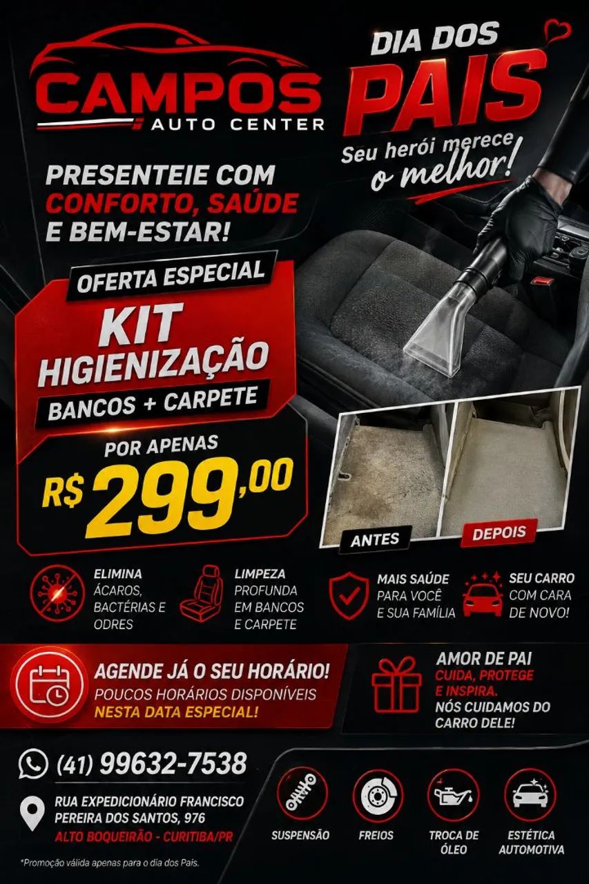 Higienização Veiculo