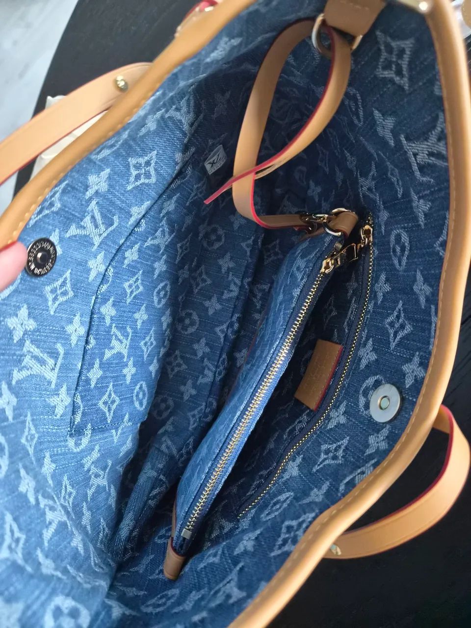 Bolsa Denim Louis Vuitton - Foto 3
