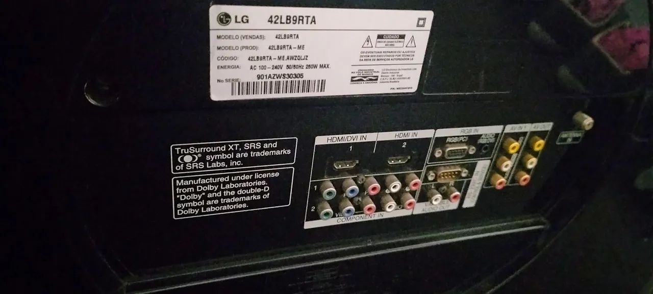 Tv LG 42 polegadas com defeito na tela. E notebook. Pra retiradas de peças. - Foto 4
