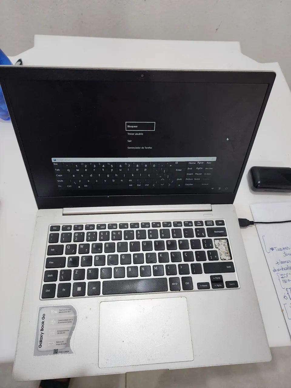 Vendo ou troco NOTEBOOK GALAX BOOK GO 