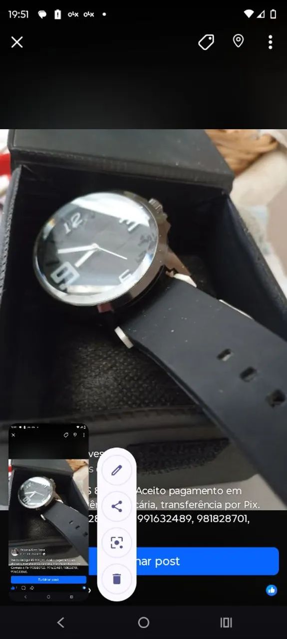 Vendo Relógio R$ 800,00.