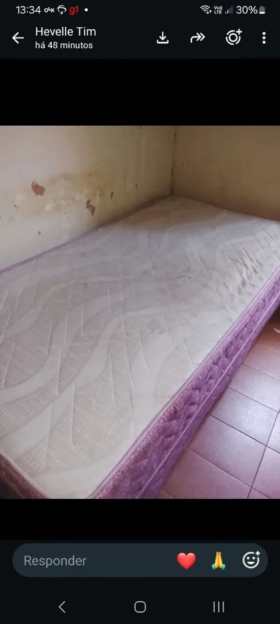Cama de solteiro box