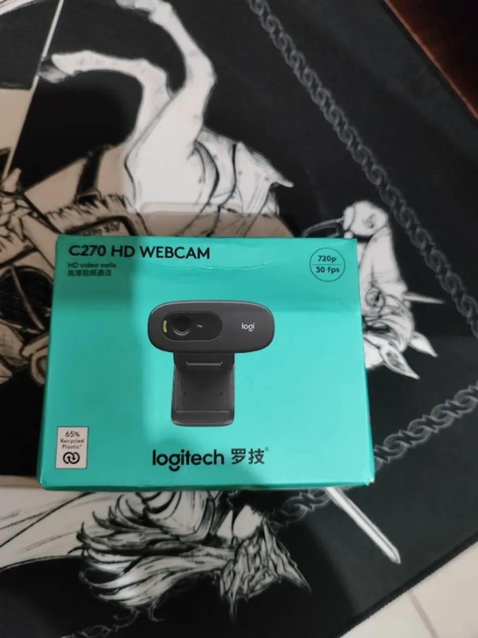 Webcam Logitech C270 HD 720p - Estado de Nova (Aberta só para teste) - Foto 3